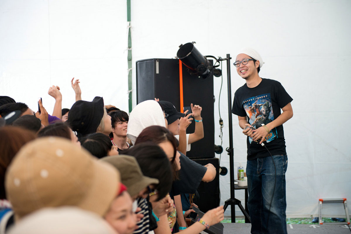 PUNPEE DAY1 おやきステージ｜りんご音楽祭2014 オフィシャルフォト
